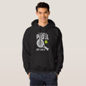 Paddleball Speler Niet Goed Racket Lover Padel Hoodie (Voorkant volledig)