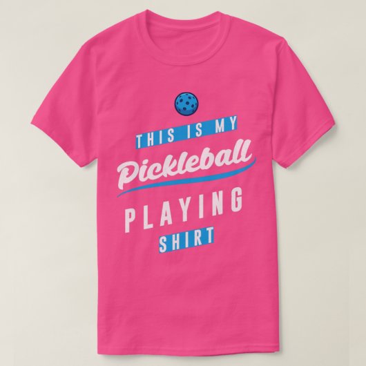 Paddleball Sports Pickleball Player Funny T-shirt (Design voorkant)