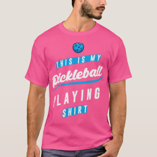 Paddleball Sports Pickleball Player Funny T-shirt