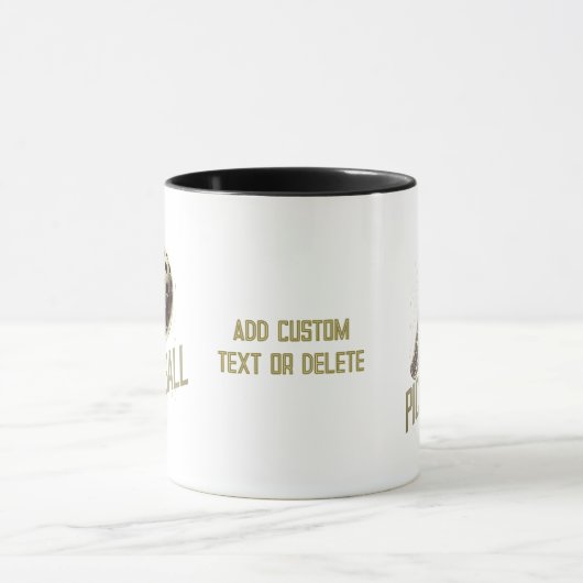 Paddleball T-shirt Sport Lover Pickleball Speler Mok (Midden)