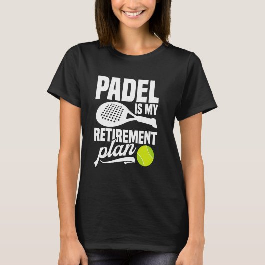 Paddleball Toernooi Fan Retirement Lover Game Pa T-shirt (Voorkant)