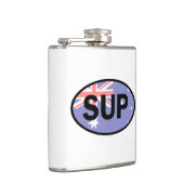 Paddleboard Australië-vlag voor standaardopstellin Heupfles (Rechts)