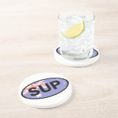 Paddleboard Australië-vlag voor standaardopstellin Zandsteen Onderzetter (Zijkant)