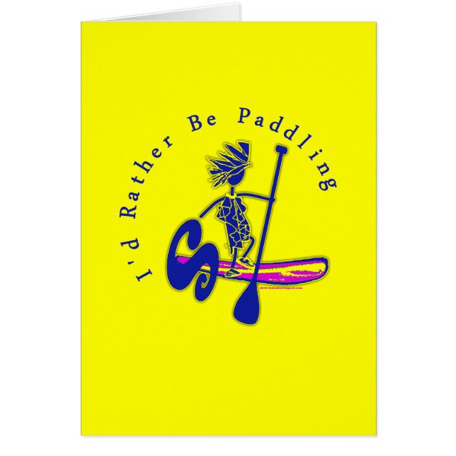 Paddleboard dat ik liever aan het pakken ben (Voorkant)