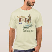 Paddleboard Dekens Island, Charleston, SC T-shirt (Voorkant)