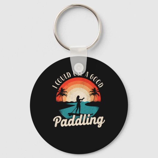 Paddleboard kan ik gebruiken als een goed paddling sleutelhanger (Voorkant)