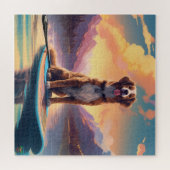 Paddleboard Pup: Labrador Retriever Edition Legpuzzel (Horizontaal)