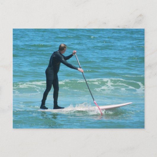 Paddleboarding Briefkaart (Voorkant)