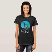 Paddleboarding Dog Sup I Doggie Paddle T-shirt (Voorkant volledig)