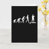 Paddleboarding Funny Paddle board Gift Kaart (Gele Bloem)