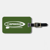 Paddleboarding met superholic standup bagagelabel (Voorkant horizontaal)