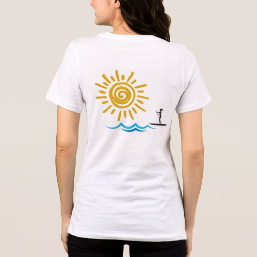 Paddleboarding T-shirt (Achterkant)