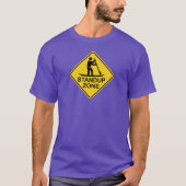 Paddleboarding Zone Road Sign T-shirt (Voorkant)