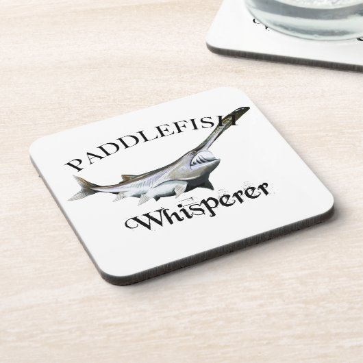 Paddlefish Whisperer Bier Onderzetter (Linkerzijde)