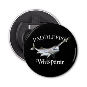 Paddlefish Whisperer Dark Button Flesopener