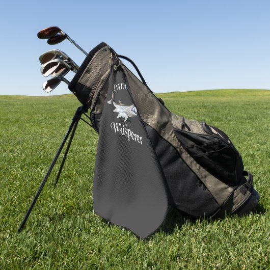 Paddlefish Whisperer Dark Vist Golfhanddoek (Groen)