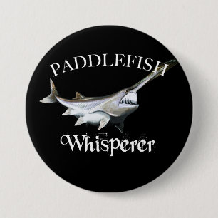 Paddlefish Whisperer Ronde Button 7,6 Cm
