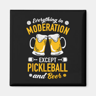 Paddlell Tennis - Dminton Beer Mok Picklell en BE Magneet