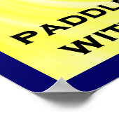 Paddles goed met andere poster (Hoek)