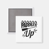 Paddles Up Design Dragon Boat Magneet (Voorkant / Achterkant)
