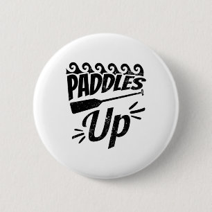 Paddles Up Design Dragon Boat Ronde Button 5,7 Cm
