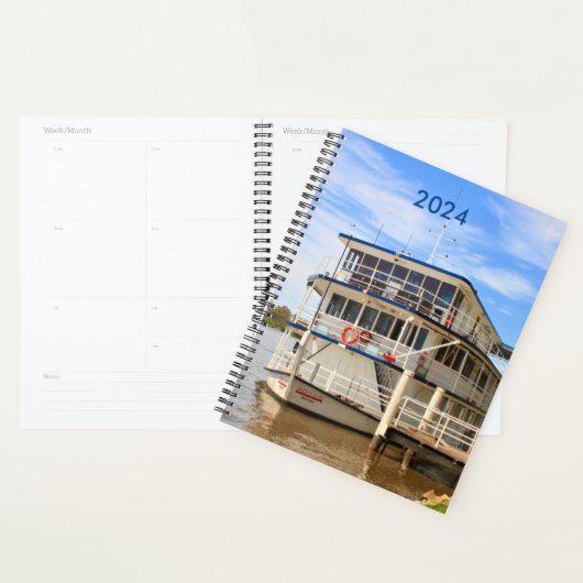 Paddlesteamer 2 jaar planner 2024 (Display)