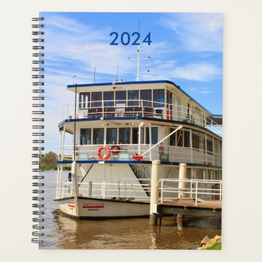 Paddlesteamer 2 jaar planner 2024 (Voorkant)