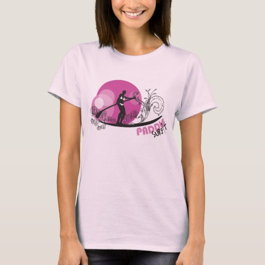 PaddleSurFIT wordt roze T-shirt (Voorkant)