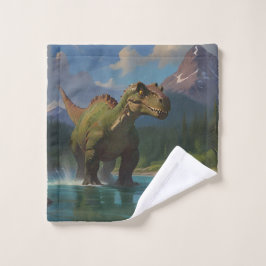 Paddling Brontosaurus & River Fun Bad Handdoek