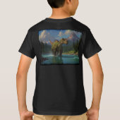 Paddling Brontosaurus & River Fun T-shirt (Achterkant)
