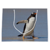 Paddling Gentoo Geschenktas Groot Cadeauzakje (Voorkant)