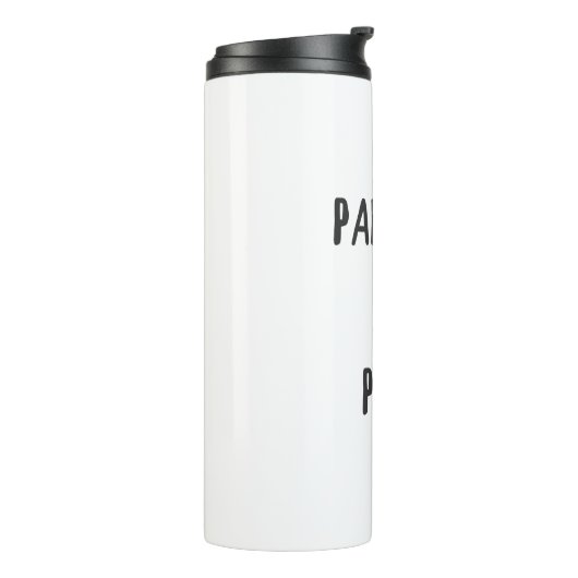 Paddling is mijn vrede thermosbeker (Gedraaid links)