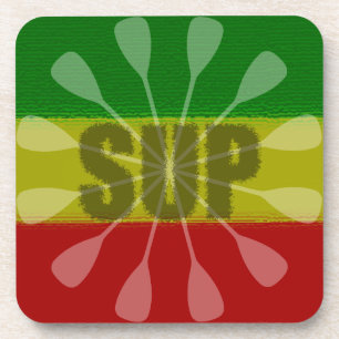 Paddling opstaan, Paddle Twirl Bier Onderzetter