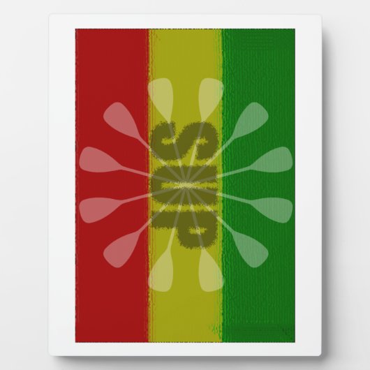 Paddling opstaan, Paddle Twirl Fotoplaat (Voorkant)