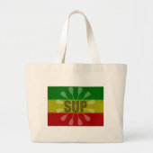 Paddling opstaan, Paddle Twirl Grote Tote Bag (Voorkant)