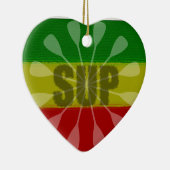 Paddling opstaan, Paddle Twirl Keramisch Ornament (Rechts)