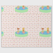 Paddling Pool Wrapping Paper Cadeaupapier (Vlak)