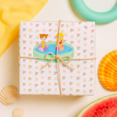 Paddling Pool Wrapping Paper Cadeaupapier