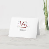 Paddling Reflections Wenskaart Alison Galvan Kaart (Achterkant)