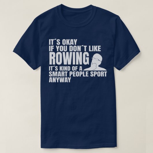 Paddling Rowing is een slimme pepersport T-shirt (Design voorkant)