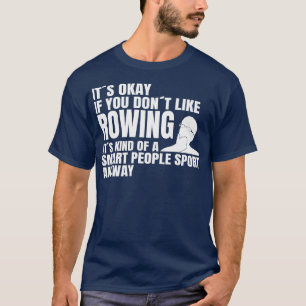 Paddling Rowing is een slimme pepersport T-shirt