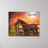Paddock Personalized Canvas Afdruk (Voorkant)