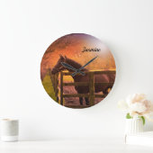 Paddock Personalized Grote Klok (Huis)