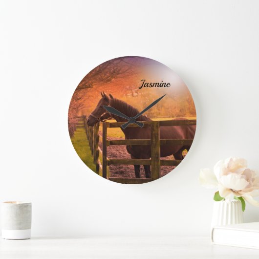 Paddock Personalized Grote Klok (Huis)