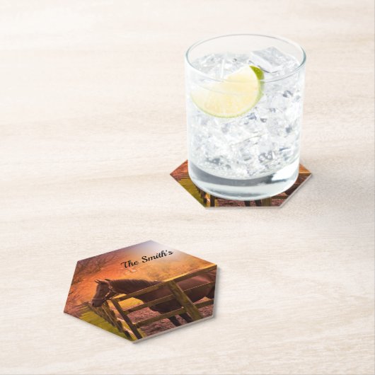 Paddock Personalized Kartonnen Onderzetters (Insitu)