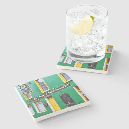 Paddy Bawn Brosnan, Dingle Pubs, Irish Pub Stenen Onderzetter (Zijkant)