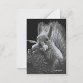 Paddy Cake, Eekhoorn Bladwijzer Notitiekaartje (Achterkant)