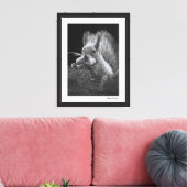 Paddy Cake, Eekhoorn Canvas Afdruk (Insitu (Woonkamer))
