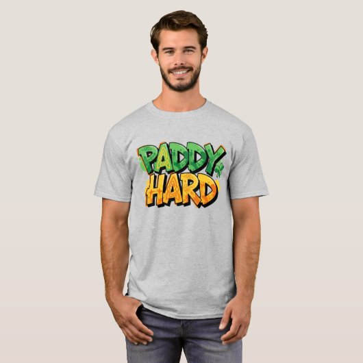 Paddy Hard St. Patrick's Day T-shirt (Voorkant volledig)