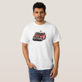 Paddy Hopkirk Mini Cooper Rally Car T-shirt (Voorkant volledig)